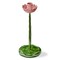 Small Green Flor Taper Candle Holder 8.5" for Straight Taper Candles - Everyday Home Decor